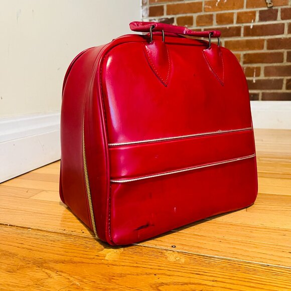 Vintage Colonial Bowling Bag RED Made In USA - Picture 2 of 16